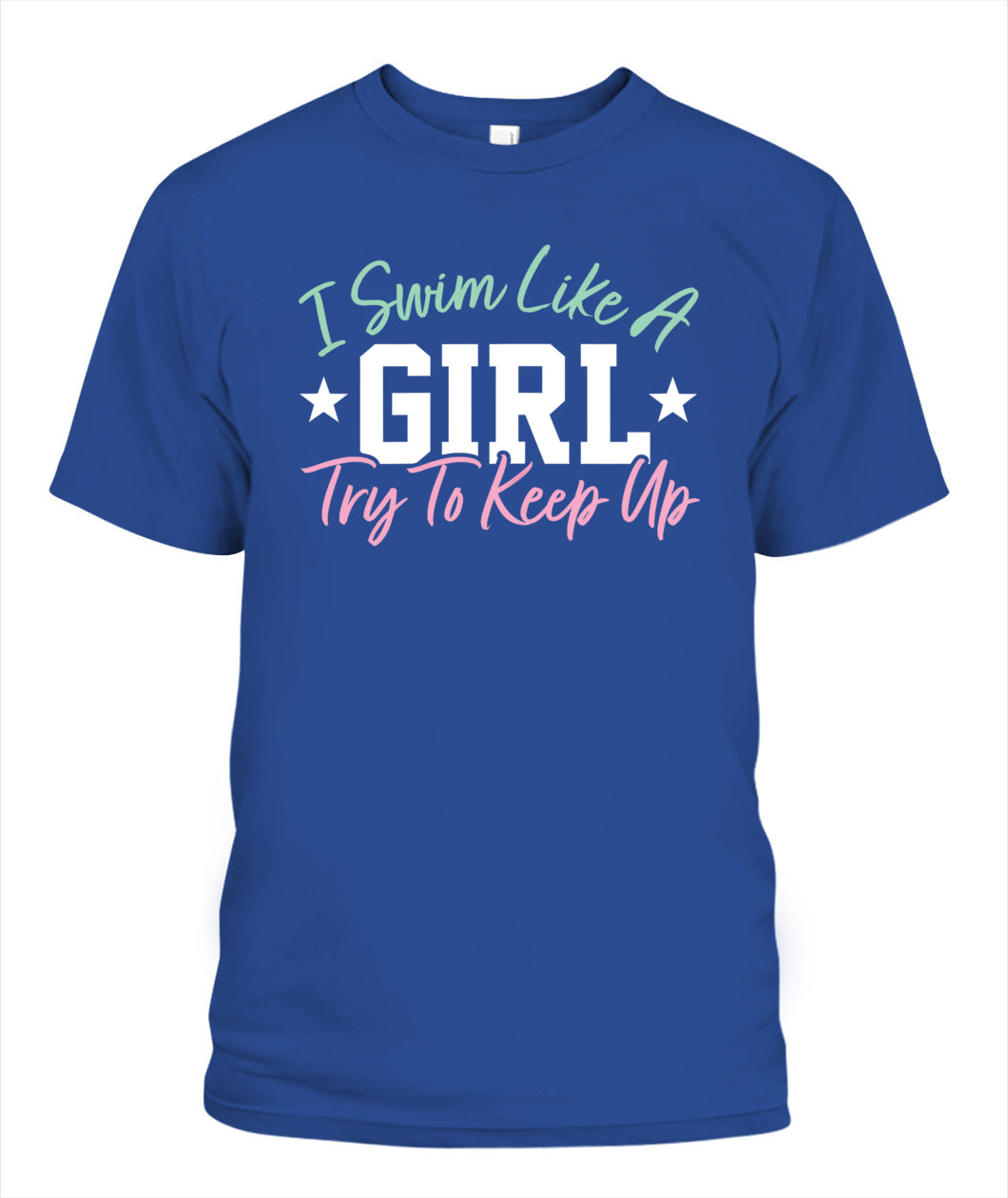 Swimming DALSWI009 | Unisex Soft Cotton T-Shirt