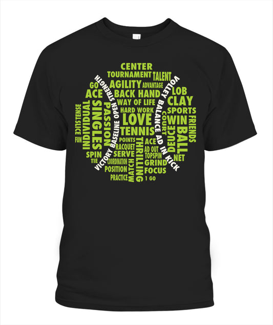 Tennis DALTN002 | Unisex Soft Cotton T-Shirt