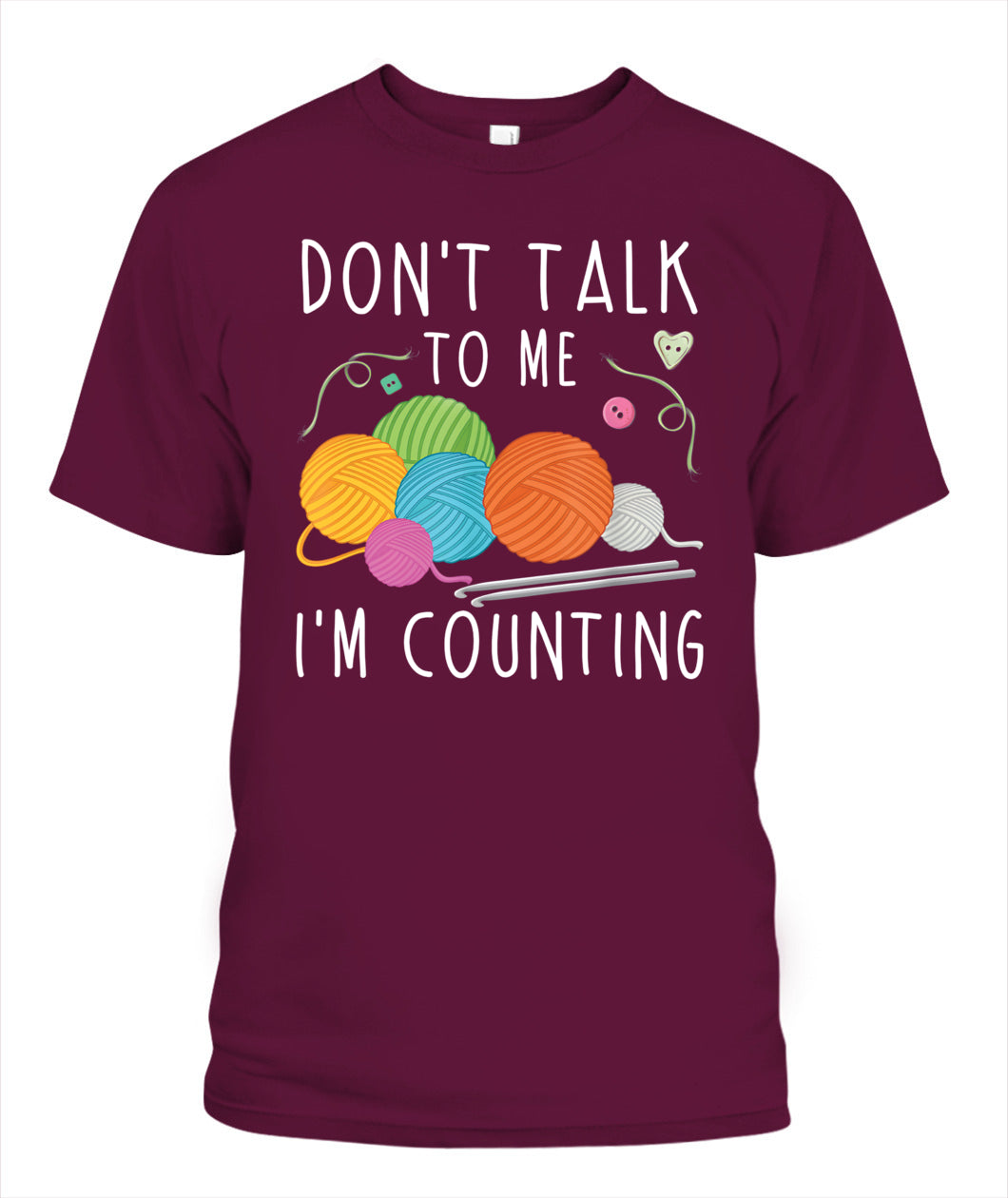 Crochet  Knitting DALCK004 | Unisex Soft Cotton T-Shirt