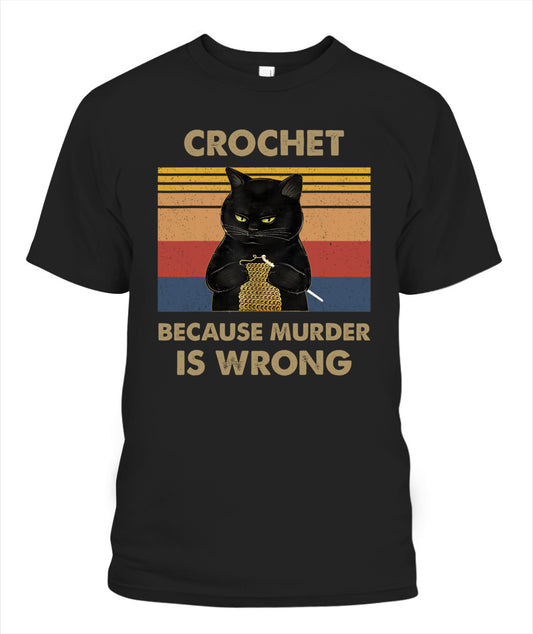 Crochet  Knitting DALCK005 | Unisex Soft Cotton T-Shirt