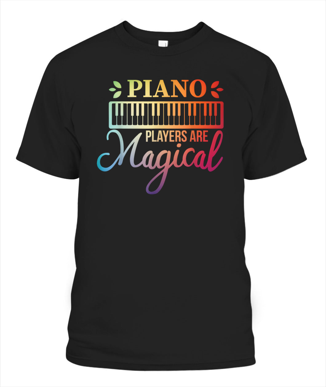 Piano DALPIA004 | Unisex Soft Cotton T-Shirt