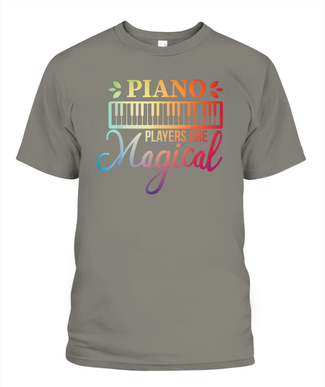 Piano DALPIA004 | Unisex Soft Cotton T-Shirt
