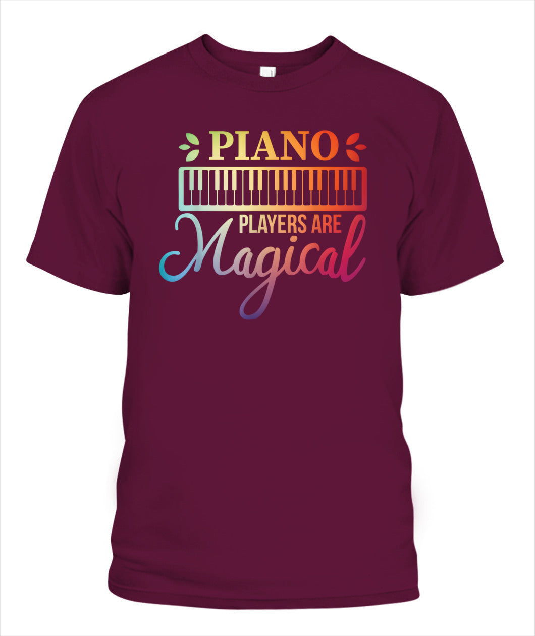 Piano DALPIA004 | Unisex Soft Cotton T-Shirt