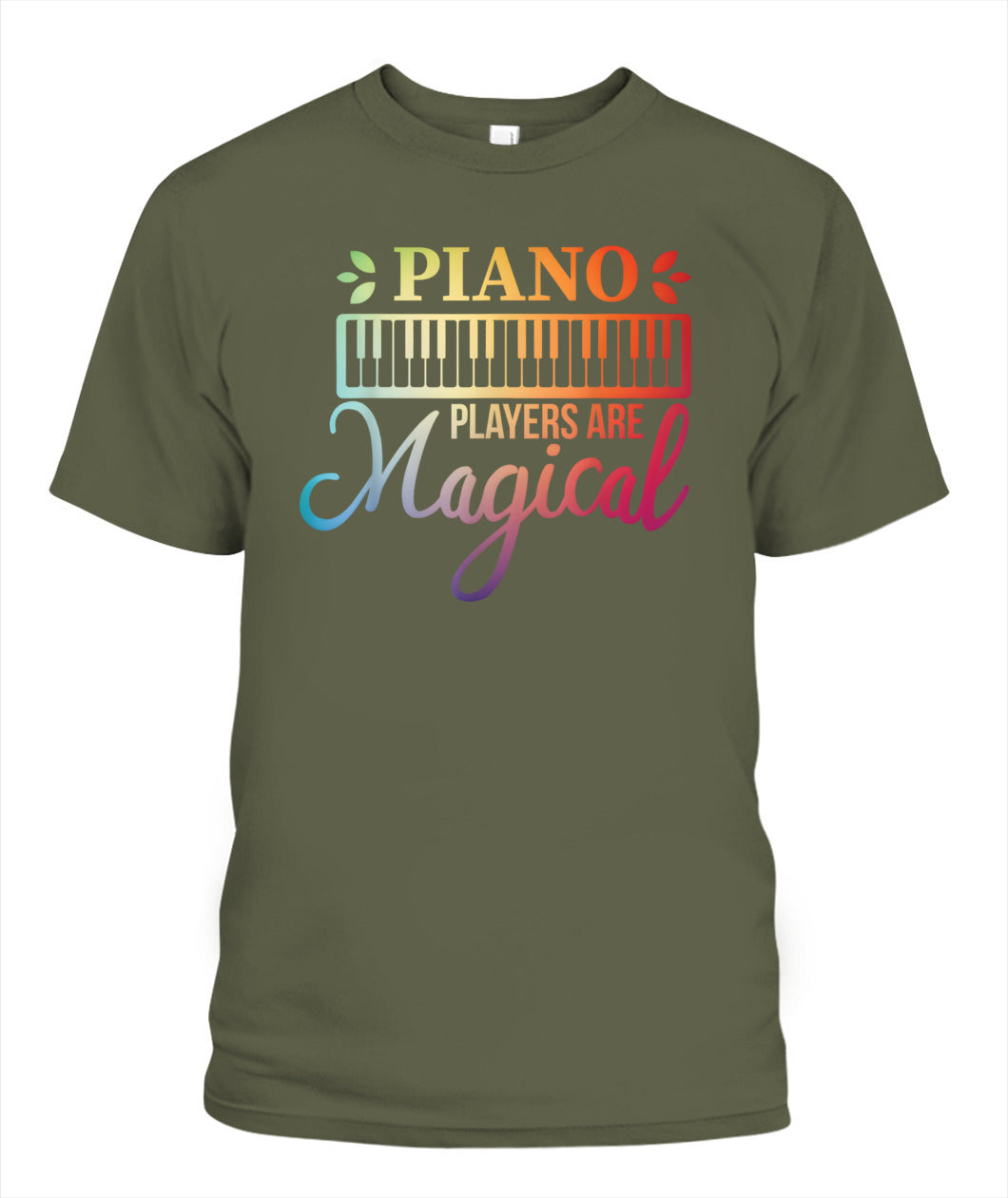 Piano DALPIA004 | Unisex Soft Cotton T-Shirt