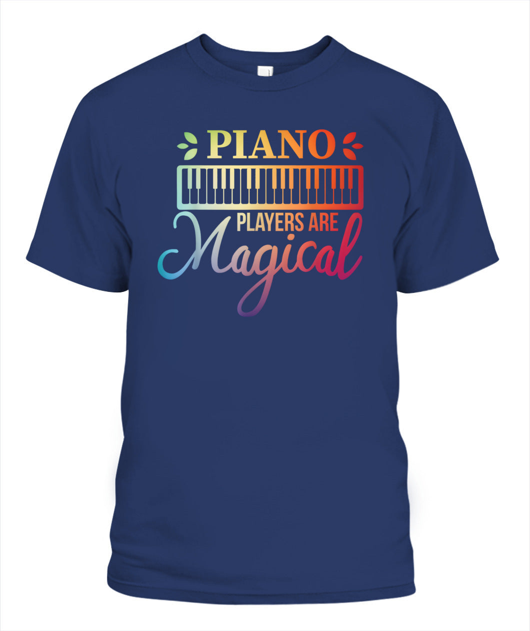 Piano DALPIA004 | Unisex Soft Cotton T-Shirt