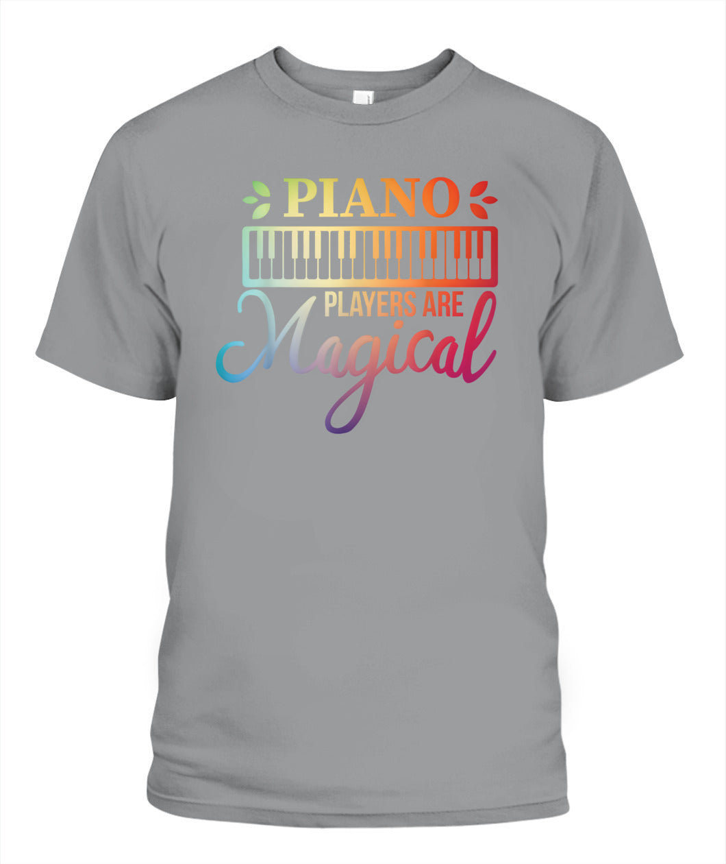 Piano DALPIA004 | Unisex Soft Cotton T-Shirt