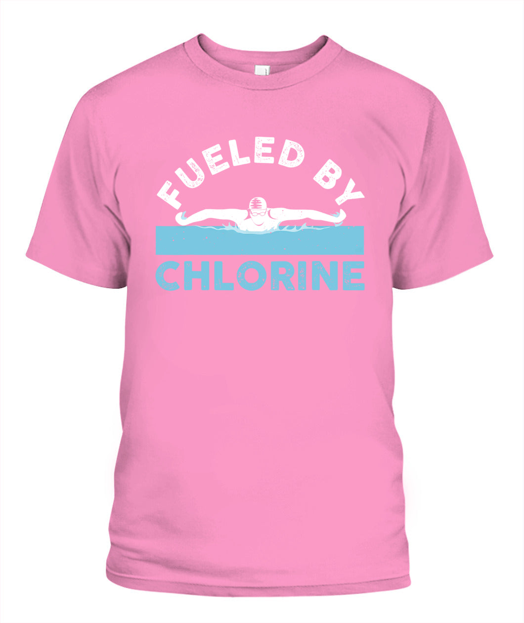 Swimming DALSWI007 | Unisex Soft Cotton T-Shirt