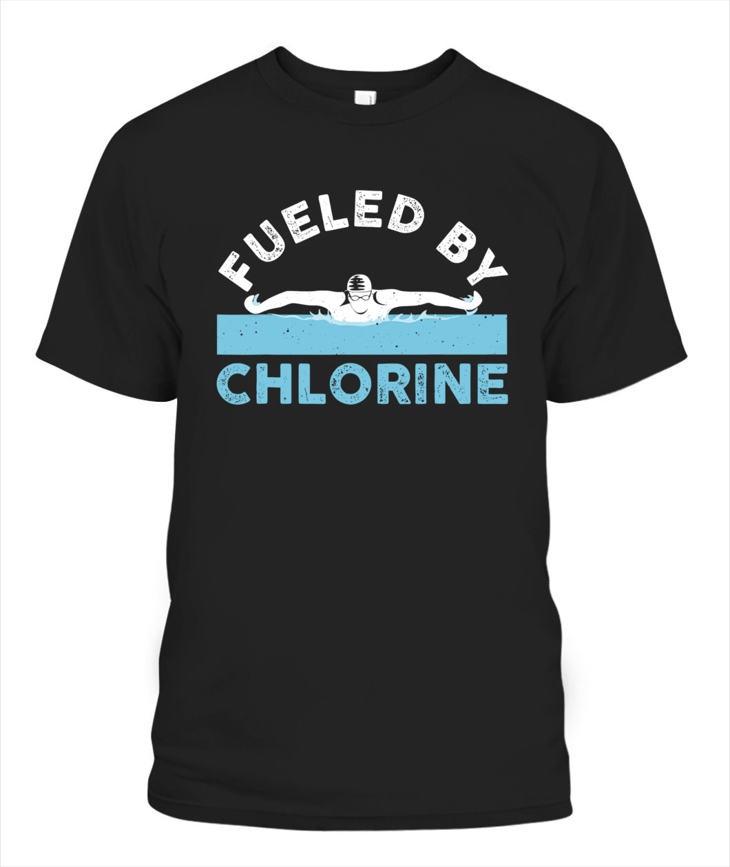 Swimming DALSWI007 | Unisex Soft Cotton T-Shirt