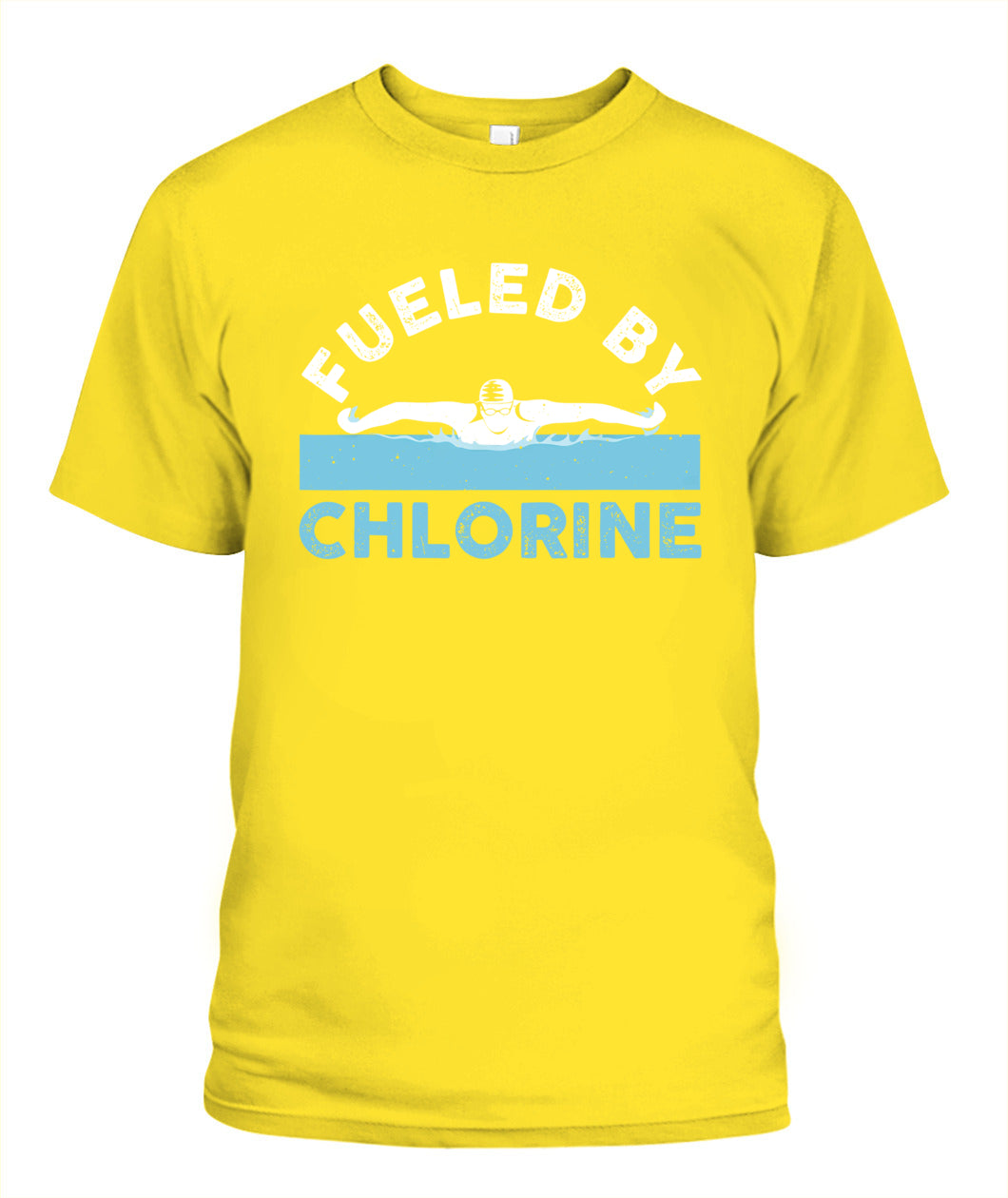 Swimming DALSWI007 | Unisex Soft Cotton T-Shirt