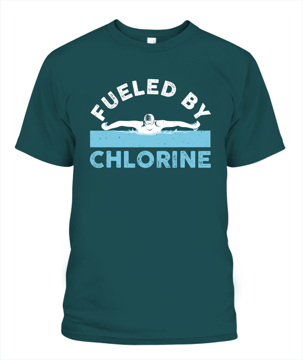 Swimming DALSWI007 | Unisex Soft Cotton T-Shirt