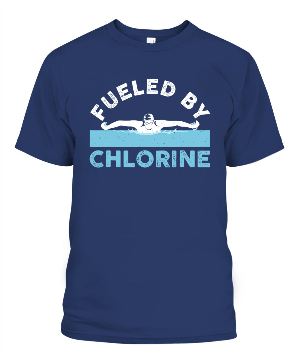 Swimming DALSWI007 | Unisex Soft Cotton T-Shirt