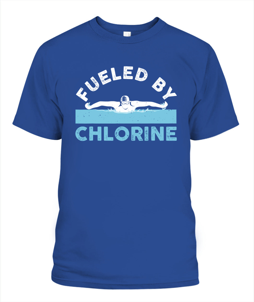 Swimming DALSWI007 | Unisex Soft Cotton T-Shirt