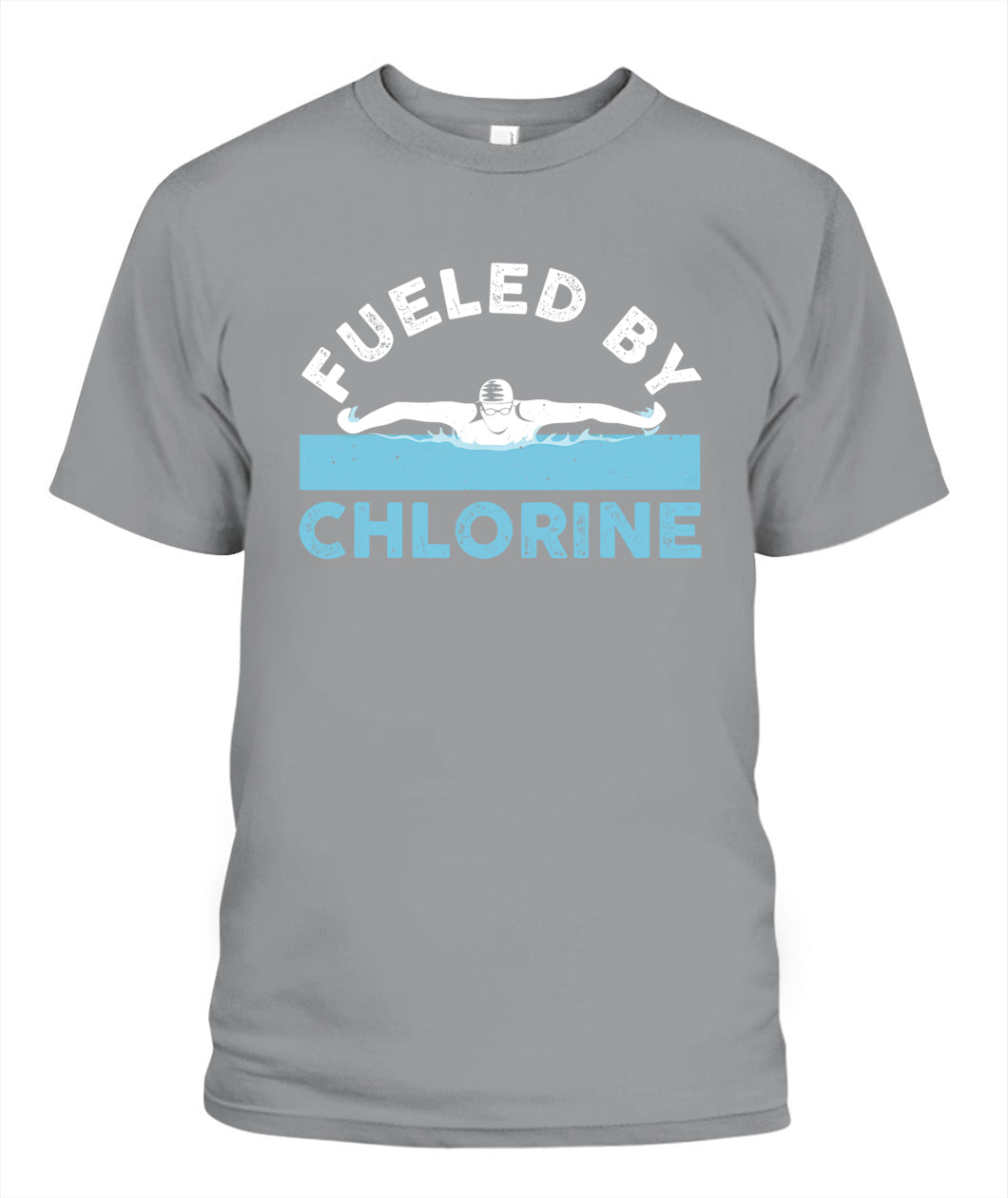 Swimming DALSWI007 | Unisex Soft Cotton T-Shirt