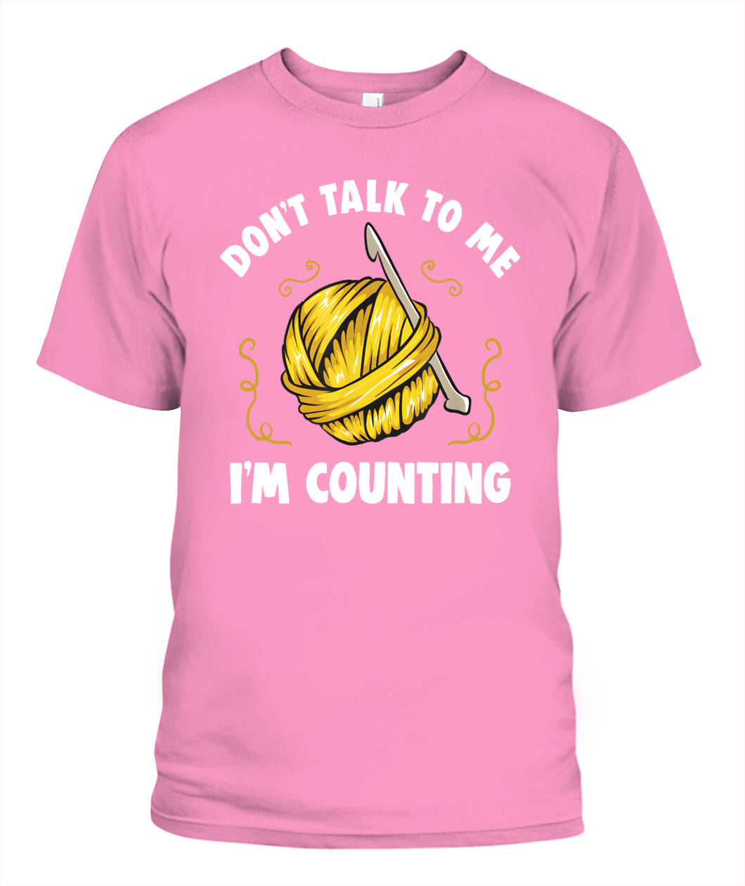 Crochet  Knitting DALCK006 | Unisex Soft Cotton T-Shirt