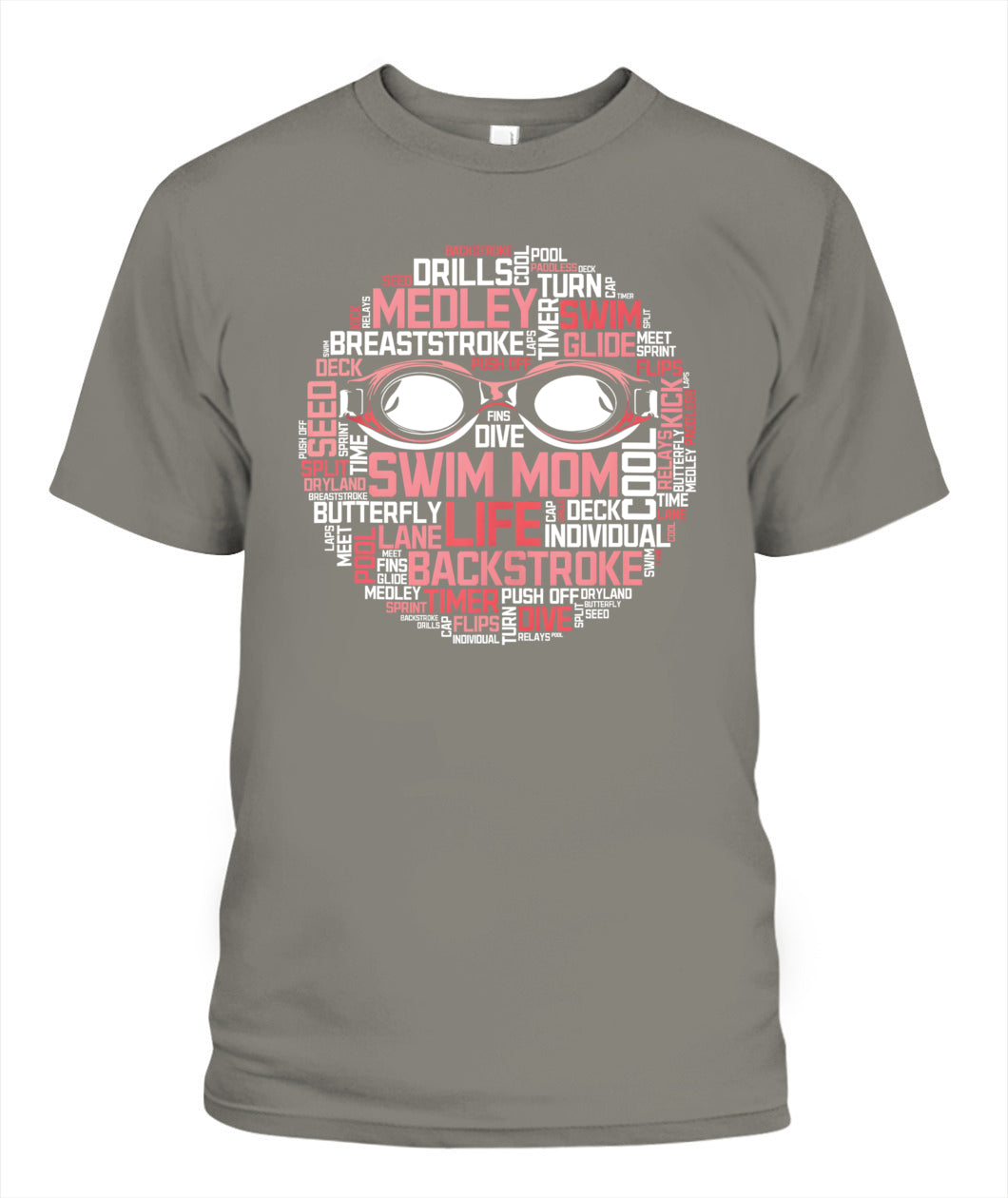Swimming DALSWI008 | Unisex Soft Cotton T-Shirt