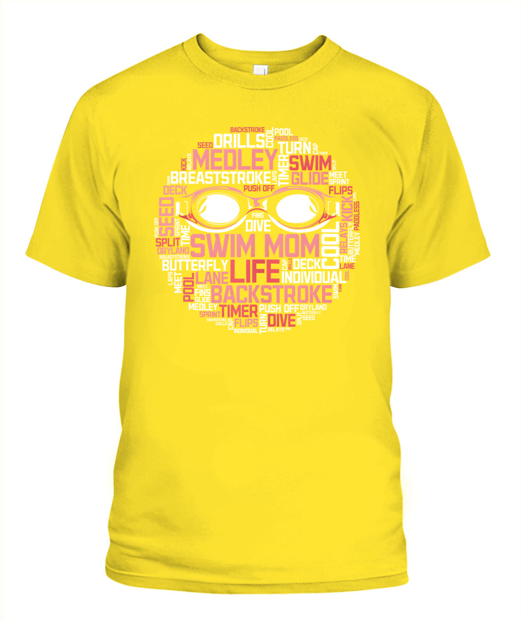 Swimming DALSWI008 | Unisex Soft Cotton T-Shirt