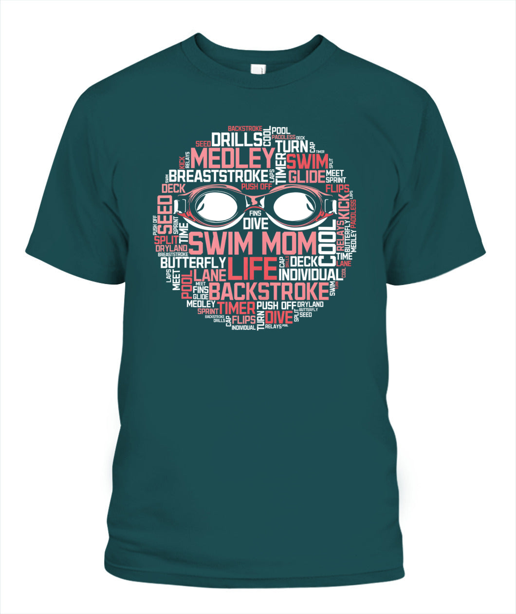 Swimming DALSWI008 | Unisex Soft Cotton T-Shirt
