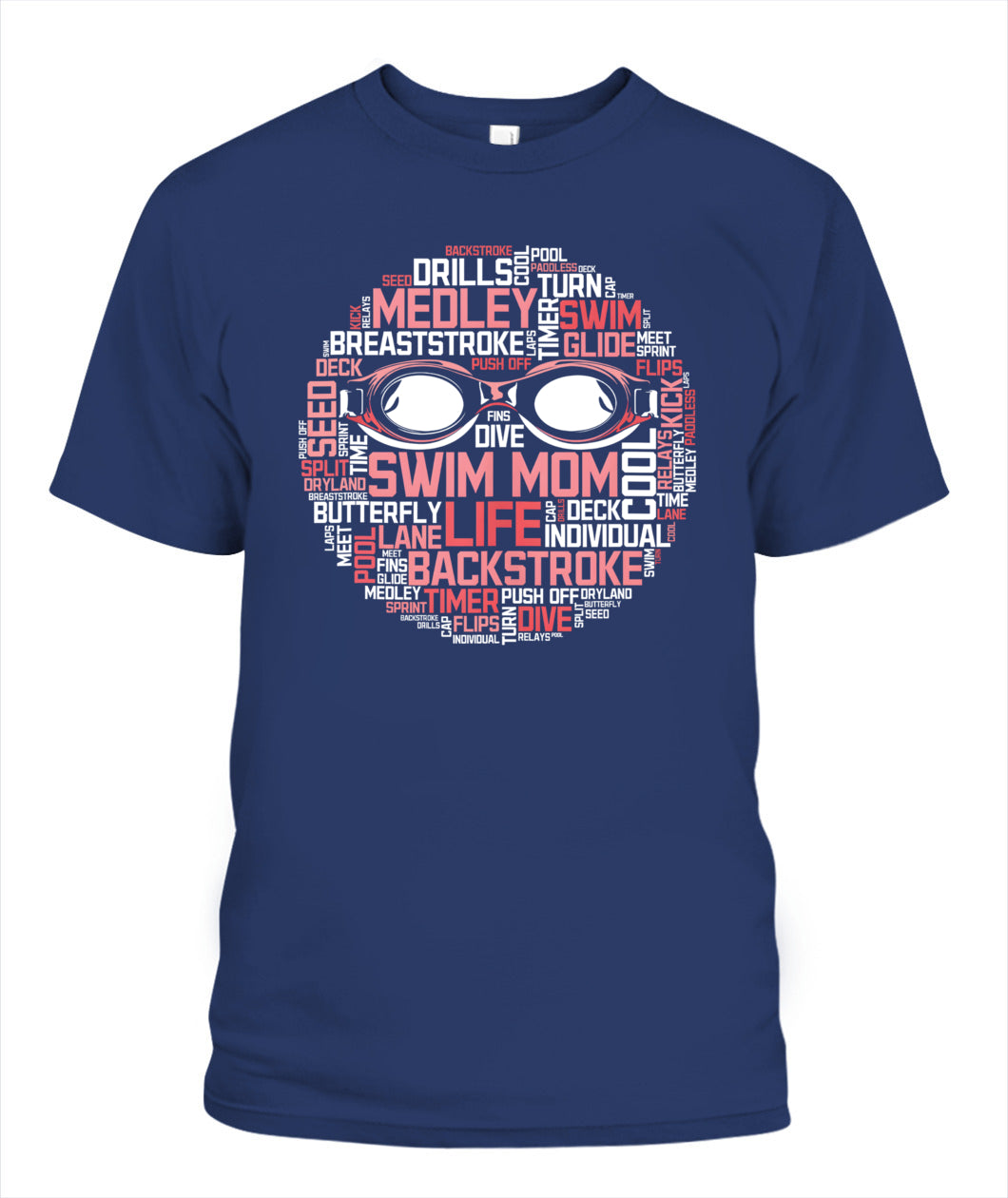 Swimming DALSWI008 | Unisex Soft Cotton T-Shirt
