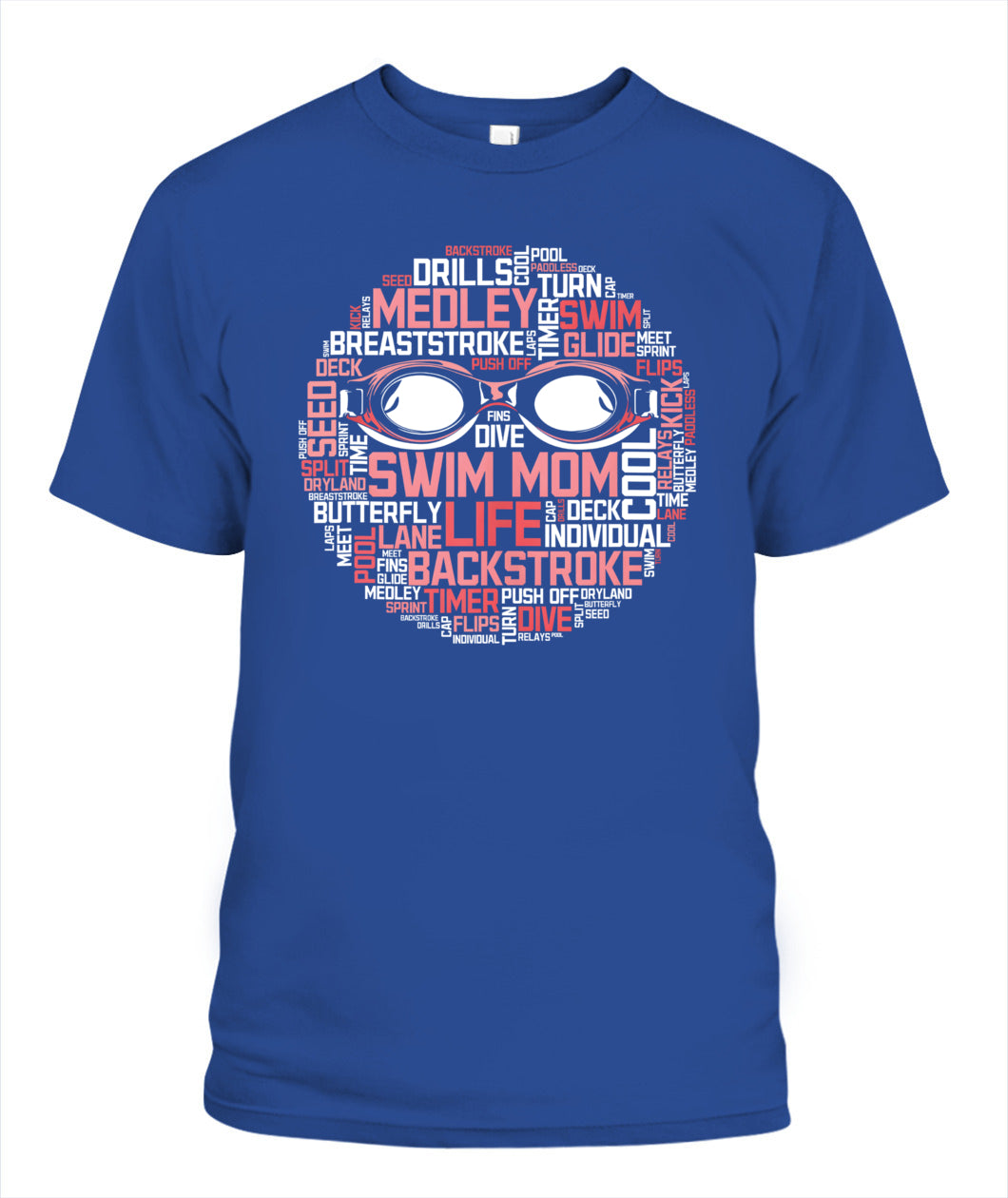 Swimming DALSWI008 | Unisex Soft Cotton T-Shirt