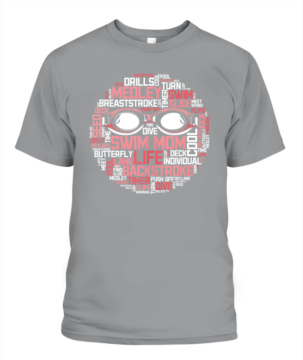 Swimming DALSWI008 | Unisex Soft Cotton T-Shirt