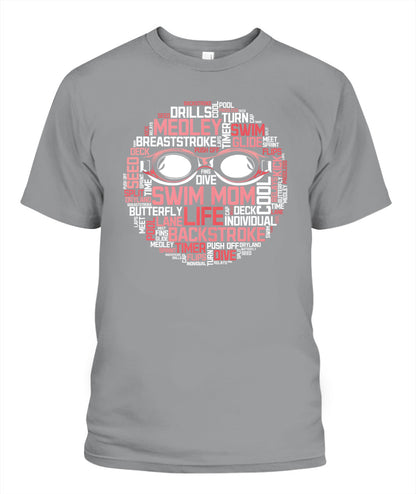 Swimming DALSWI008 | Unisex Soft Cotton T-Shirt