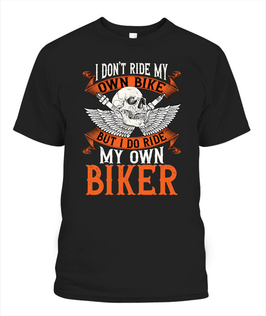Biker DALBI001 | Unisex Soft Cotton T-Shirt