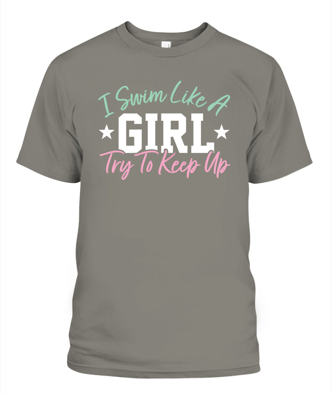 Swimming DALSWI009 | Unisex Soft Cotton T-Shirt