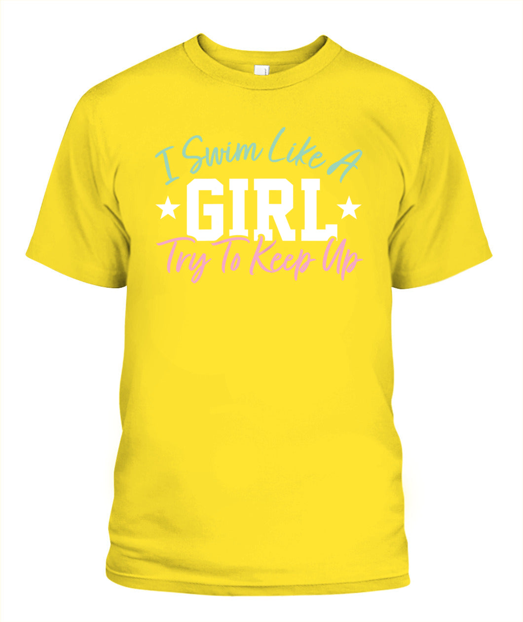 Swimming DALSWI009 | Unisex Soft Cotton T-Shirt