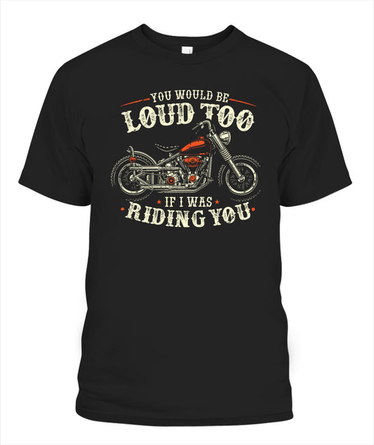 Biker DALBI003 | Unisex Soft Cotton T-Shirt